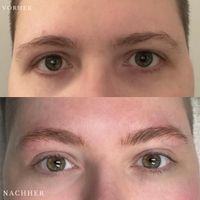 Cashmere Brows vorher/nachher